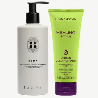 Björk Rena Anti-Dandruff & Dry Scalp Schampo + Urban Molding Paste Kit