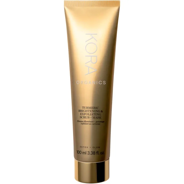 KORA Organics Turmeric Brightening & Exfoliating Mask 2-IN-1 100 ml