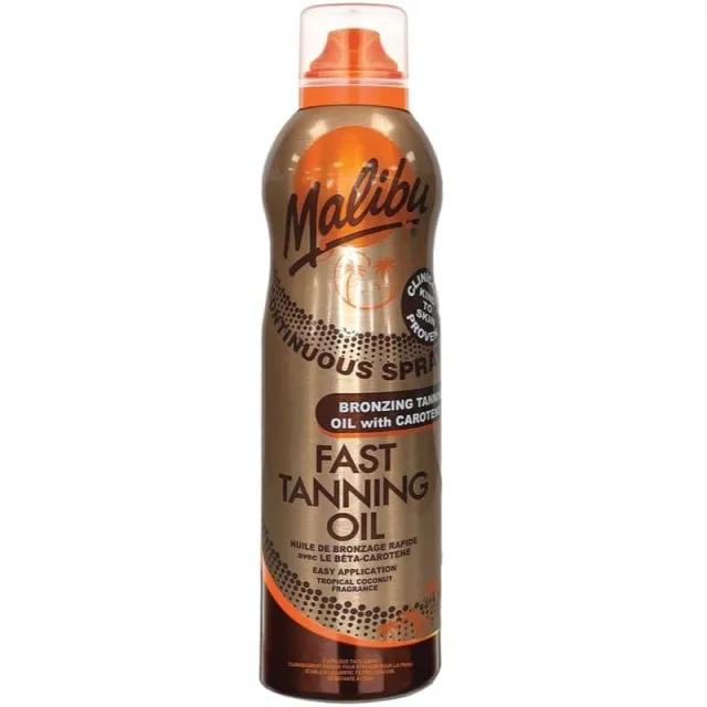 Malibu Continuous Fast Tanning Oil Spray
