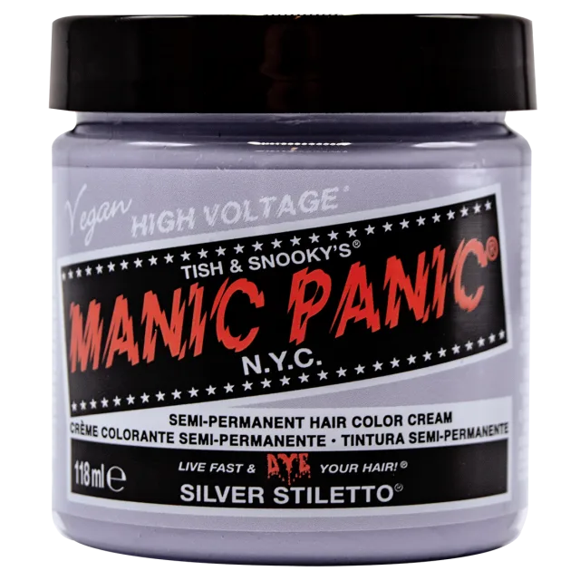 Manic Panic Amplified Semi-Permanent Hair Color Cream Silver Stilletto