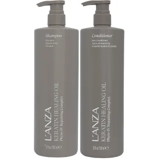 Lanza Keratin Healing Oil Bundle Shampoo & Conditioner