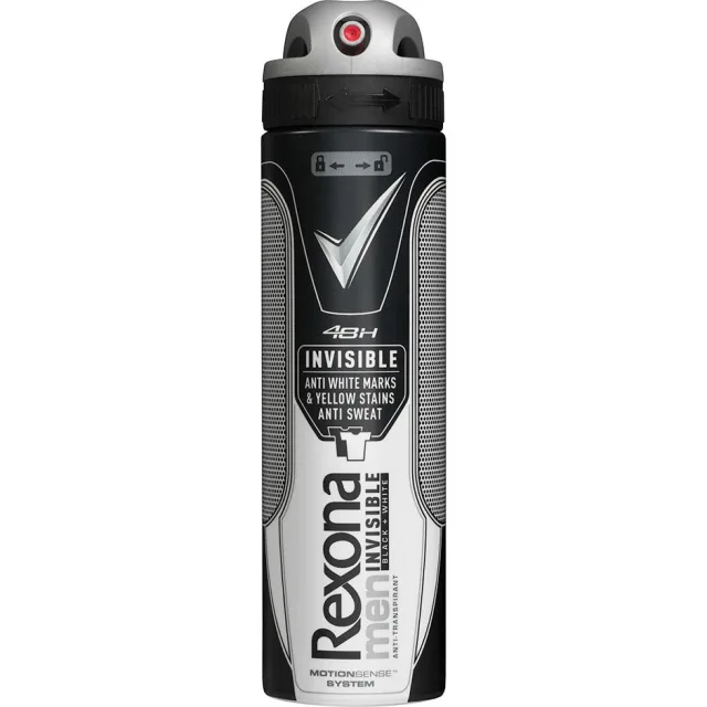 Rexona Men Invisible Spray Black + White