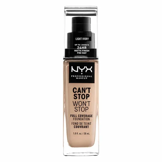 NYX Professional Makeup Can't Stop Won't Stop Foundation Light ivory