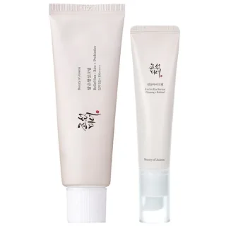 Beauty of Joseon Relief Sun: Rice + Probiotics SPF50 + Revive Eye Serum: Ginseng+Retinal