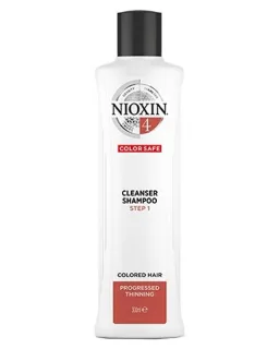 Nioxin System 4 Cleanser Schampo för märkbart tunt, färgat hår
