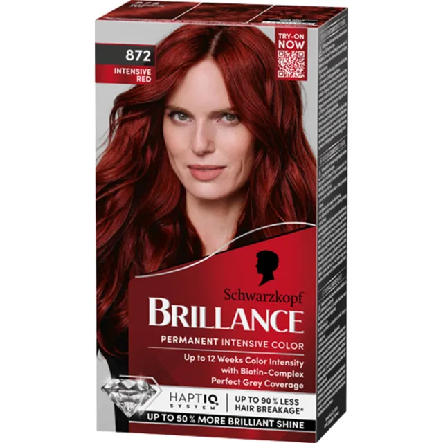 Schwarzkopf Brillance Hårfärg 872 Intense Red