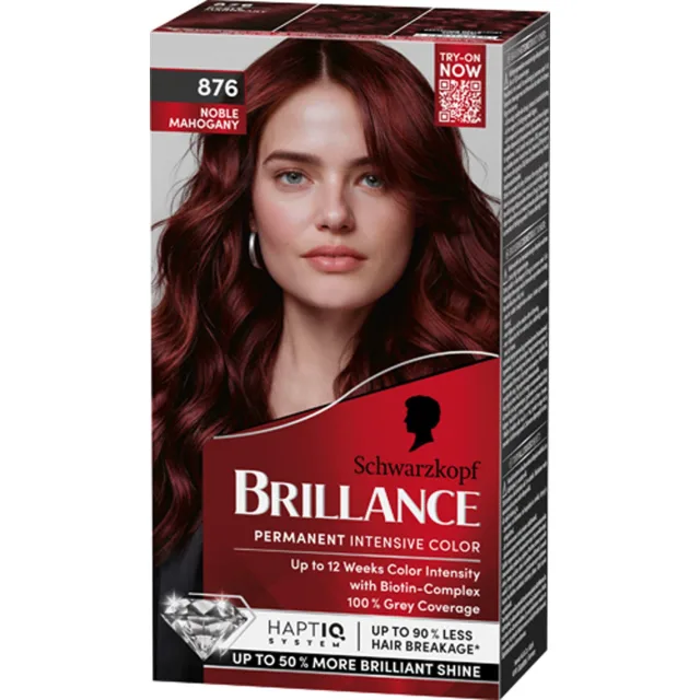 Schwarzkopf Brillance Hårfärg 876 Nob Mahog
