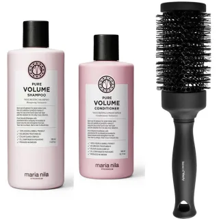 maria nila Pure Volume Set Shampoo Conditioner & Blowout Brush