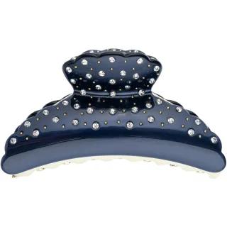 Dark Crystal Hair Claw X Large Navy Blue