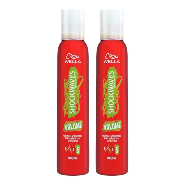 Wella Styling Wellashockwaves Volume Mousse Duo