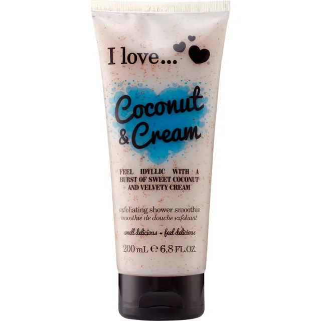 I Love... Coconut & Cream Exfoliating Shower Smoothie