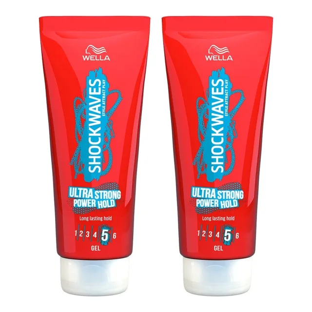 Wella Styling Wellashockwaves Ultra Strong Hold Gel Duo