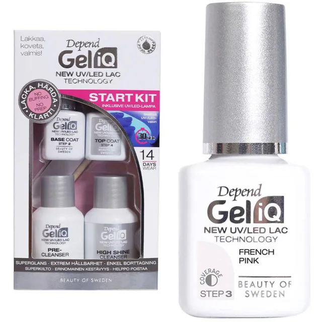 Depend Gel iQ Kit Start Kit + French Pink