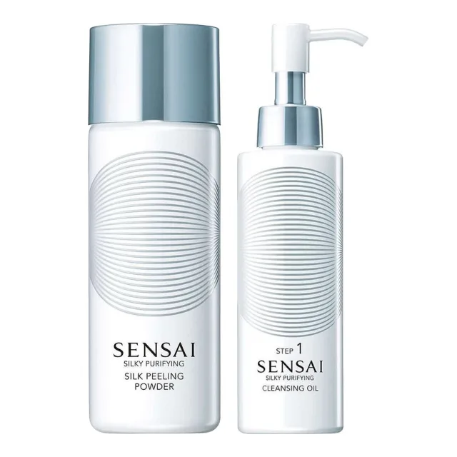 Sensai Silky Purifying Deep Clean Kit (Peeling Powder + Cleansing Oil)