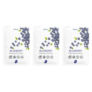 Stay Well Blueberry Sheet Mask Trio
