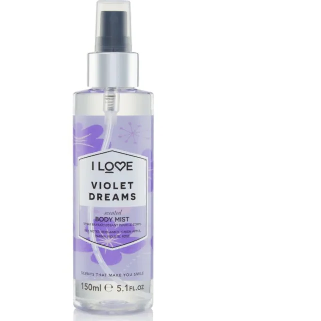 I Love... Violet Dreams Scented Body Mist