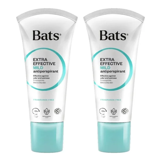 Bats Extra Effective Mild Antiperspirant Duo Unperfumed