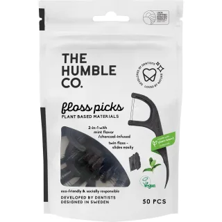 The Humble Co. Twin-Floss Picks Charcoal