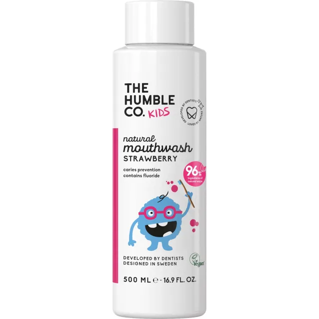 The Humble Co. Anticavity Mouthwash Strawberry