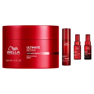 Wella Professionals Ultimate Repair Hair Recovery Set Mask Leave-in Hair Rescue Night Serum