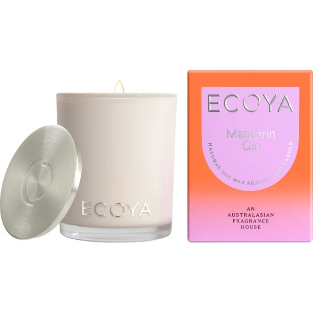 Ecoya Mini Reed Diffuser Scented Candle Mandarin Gin