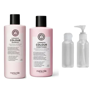 maria nila Luminous Color Wash Set Shampoo Conditioner & Travel Bottle