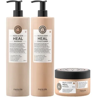 maria nila Head & Hair Heal Trio Shampoo Conditioner Masque