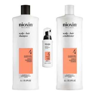 Nioxin Thicker Hair System – Shampoo, Treatment & Conditioner Shampoo Scalp Treatment Conditioner