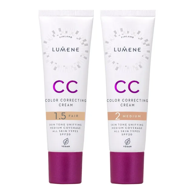Lumene CC Color Correcting Set Fair + Medium