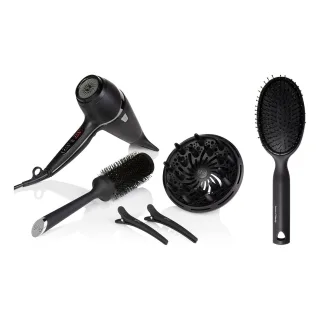 ghd Effortless Drying & Detangle Set Hair Dryer Kit & Detangling Brush