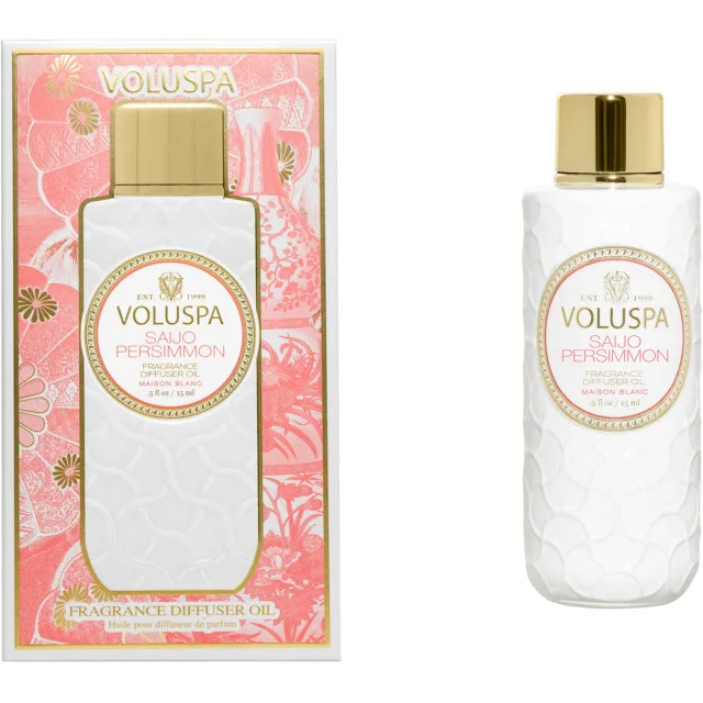 Voluspa Ultrasonic Diffuser Fragrance Oil Saijo Persimmon