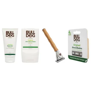 Bulldog Complete Shave Essentials Set Shave Gel After Shave Balm Razor & Blades