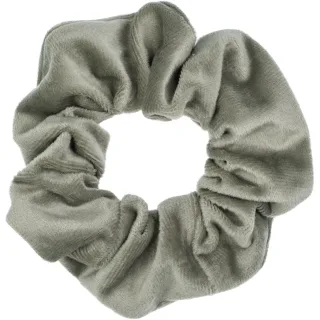 Dark Velvet Scrunchie Milieu Green