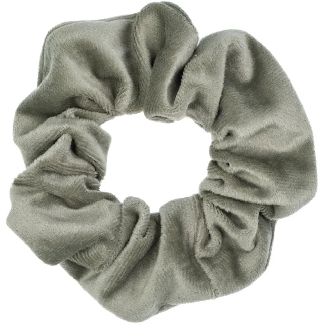 Dark Velvet Scrunchie Milieu Green