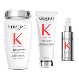 Kérastase Damaged Hair Repair Essentials Shampoo Conditioner & Serum