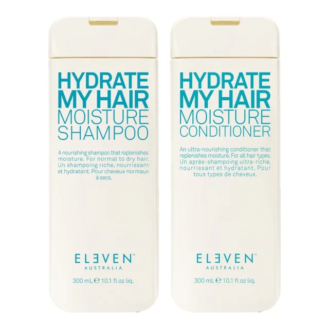 Eleven Australia Hydration Essentials Haircare Set Shampoo & Conditioner