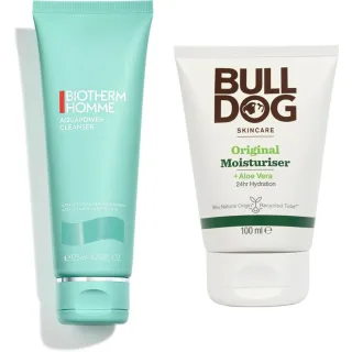 Biotherm Essential Starter Kit Homme Aquapower Cleanser & Bulldog Moisturiser