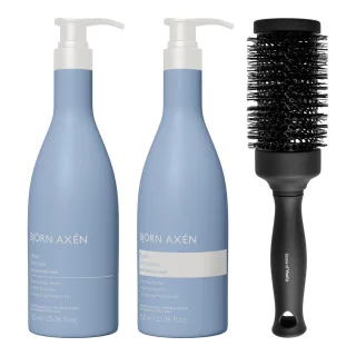 Björn Axén Repair & Style Essentials Shampoo & Conditioner & Blowout Brush