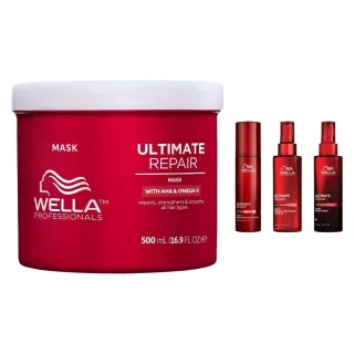 Wella Professionals Ultimate Repair Complete Recovery Set Mask Leave-in Rescue Serum