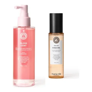 maria nila Shine & Nourish Hair Set Gloss Coat & Healing Oil