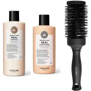 maria nila Heal Your Hair Set Shampoo Conditioner & Blowout Brush