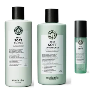 maria nila True Soft Trio Shampoo Conditioner Argan Oil
