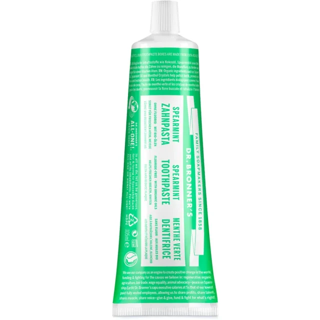 Dr. Bronner's Toothpaste Spearmint
