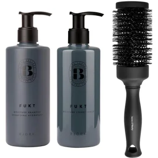Björk FUKT Set Shampoo Conditioner & Blowout Brush
