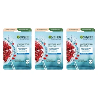 Garnier Hydration Boost Mask Trio Sheet Masks