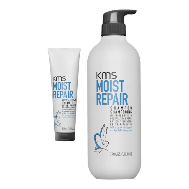 KMS Moist Repair Set Shampoo + Revival Cream