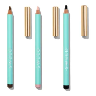 Sweed Satin Kohl Eye Pencil Trio Black, Bright & Dusty Brown