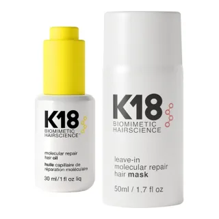 K18 Molecular Repair Oil & Leave-In Repair Mask