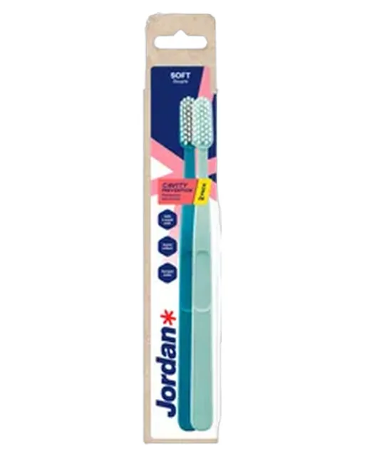 Jordan Clean Smile Toothbrush Soft 2 stk. · 2 st