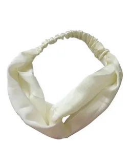 Everneed Silk Head Band Offwhite